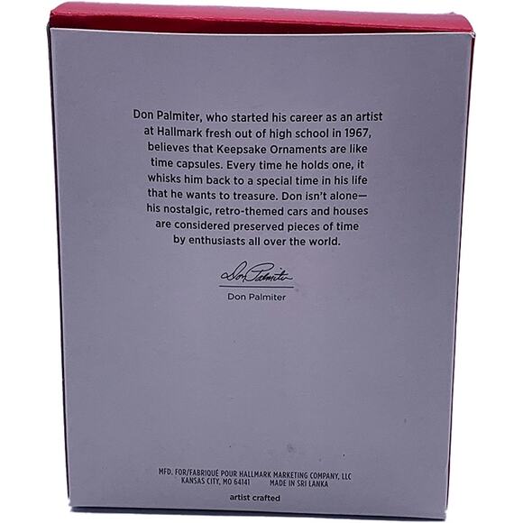 Hallmark Keepsake Korners 2021 Coffee Shop Collectible Christmas Ornament in Box - Picture 2 of 6